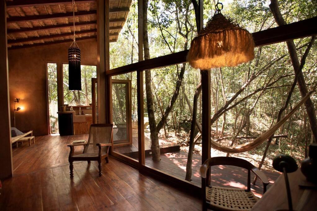 Ojo De Arbol, Boutique Cabin In The Real Jungle تولوم المظهر الخارجي الصورة